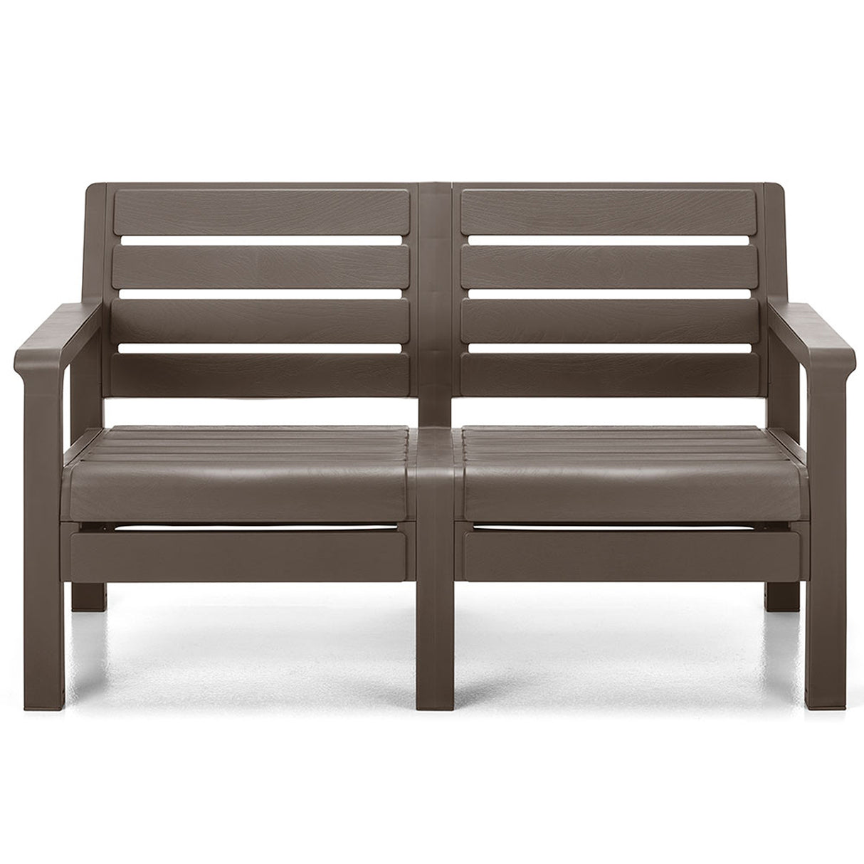 Sofá Rimax Barú Moca 131.4x74.6cm de Dos Puestos con Apoya Brazos