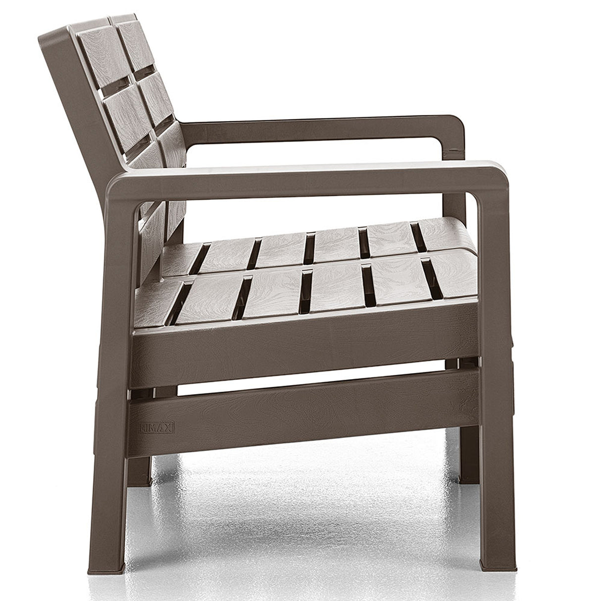 Sofá Rimax Barú Moca 131.4x74.6cm de Dos Puestos con Apoya Brazos