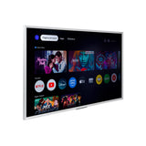Televisor Challenger Google TV Blanco Mate 146.3x94cm Smart de 65" Pulgadas QLED 4K