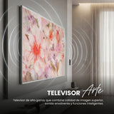 Televisor Challenger Google TV Blanco Mate 146.3x94cm Smart de 65" Pulgadas QLED 4K