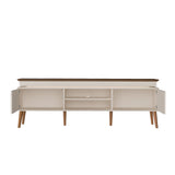 Rack de TV Lumina Pino y Beige 180x62.5cm para TV Hasta 75" Pulgadas y con Ranura para Cables