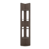 Estante Home E7 Milan 30x180.6cm Triangular con Cinco Compartimientos y Cuatro Entrepaños