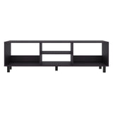 Rack de TV Tunez Plus Wengue 160x47.5cm para TV Hasta 70" Pulgadas con Cuatro Compartimientos