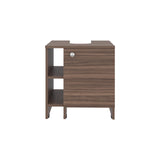 Mueble para Lavamanos Basico Avellana 47x50.5cm Individual sin Lavamanos con Una Puerta