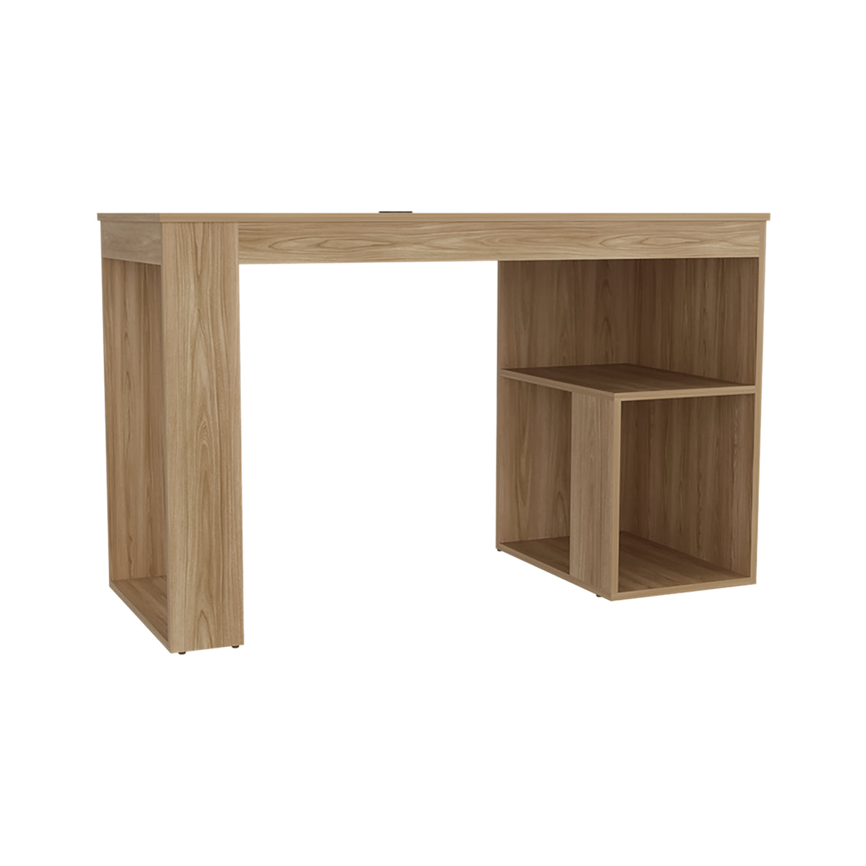 Escritorio Astana Avellana 120 cm con Entrepaños