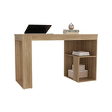 Escritorio Astana Avellana 120 cm con Entrepaños