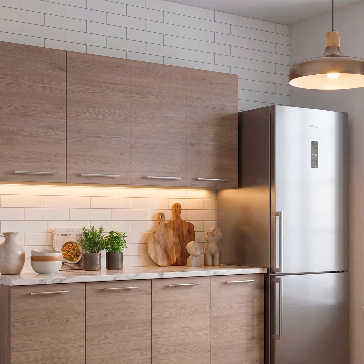 Mueble Superior de Cocina Superior Cannolo 120x60cm con Un Entrepaño y con Cuatro Puertas