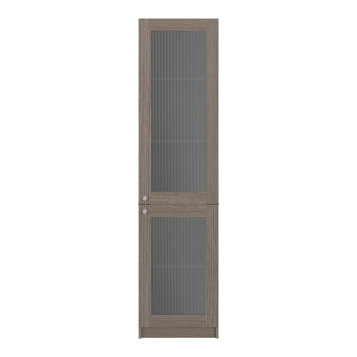 Estantería E-M6 Positano y Wengue 45.2x180.6cm Rectangular con Cinco Compartimientos y con Cuatro Entrepaños