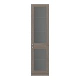 Estantería E-M6 Positano y Wengue 45.2x180.6cm Rectangular con Cinco Compartimientos y con Cuatro Entrepaños