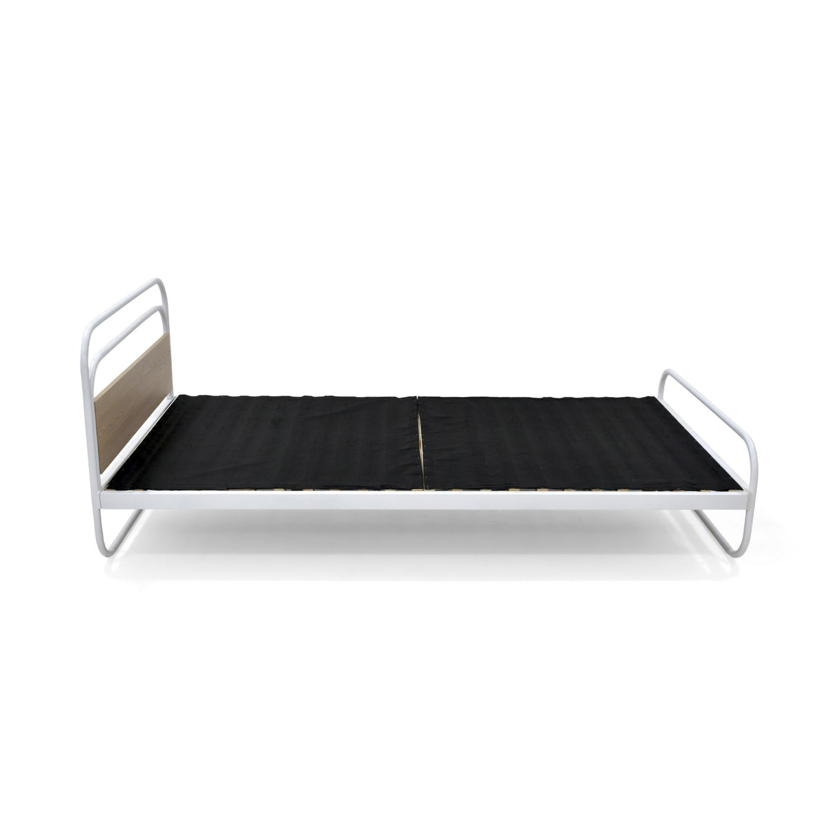 Cama Monterrey Blanco y Oasis 109x74cm para Colchón Sencillo 100 X 190 Cm con Cabecero