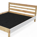 Cama Cincinnati Matiz Natural 166x77.5cm para Colchón Queen 160 X 190 Cm con Cabecero