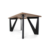 Mesa de Comedor Brixton Mácula y Matiz Negro 144x74cm