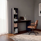 Escritorio con Biblioteca Aston Wengue 120.3x145.8cm Moderno