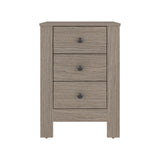 Mesa de Noche Freedom Positano 45.7x65cm con Tres Cajones