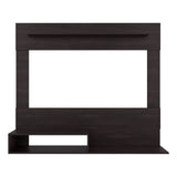 Centro de Entretenimiento Beijing Nogal 140x120cm Flotante para TV Hasta 55" Pulgadas con Un Compartimiento