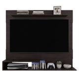 Centro de Entretenimiento Beijing Nogal 140x120cm Flotante para TV Hasta 55" Pulgadas con Un Compartimiento