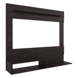 Centro de Entretenimiento Beijing Nogal 140x120cm Flotante para TV Hasta 55" Pulgadas con Un Compartimiento