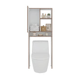 Optimizador de Baño Bath Avellana y Blanco 63.1x160.8cm con Un Cajón y un Entrepaño
