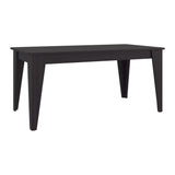 Mesa de Comedor Torino Wengue 160x74cm Rectangular de Cuatro Puestos sin Sillas