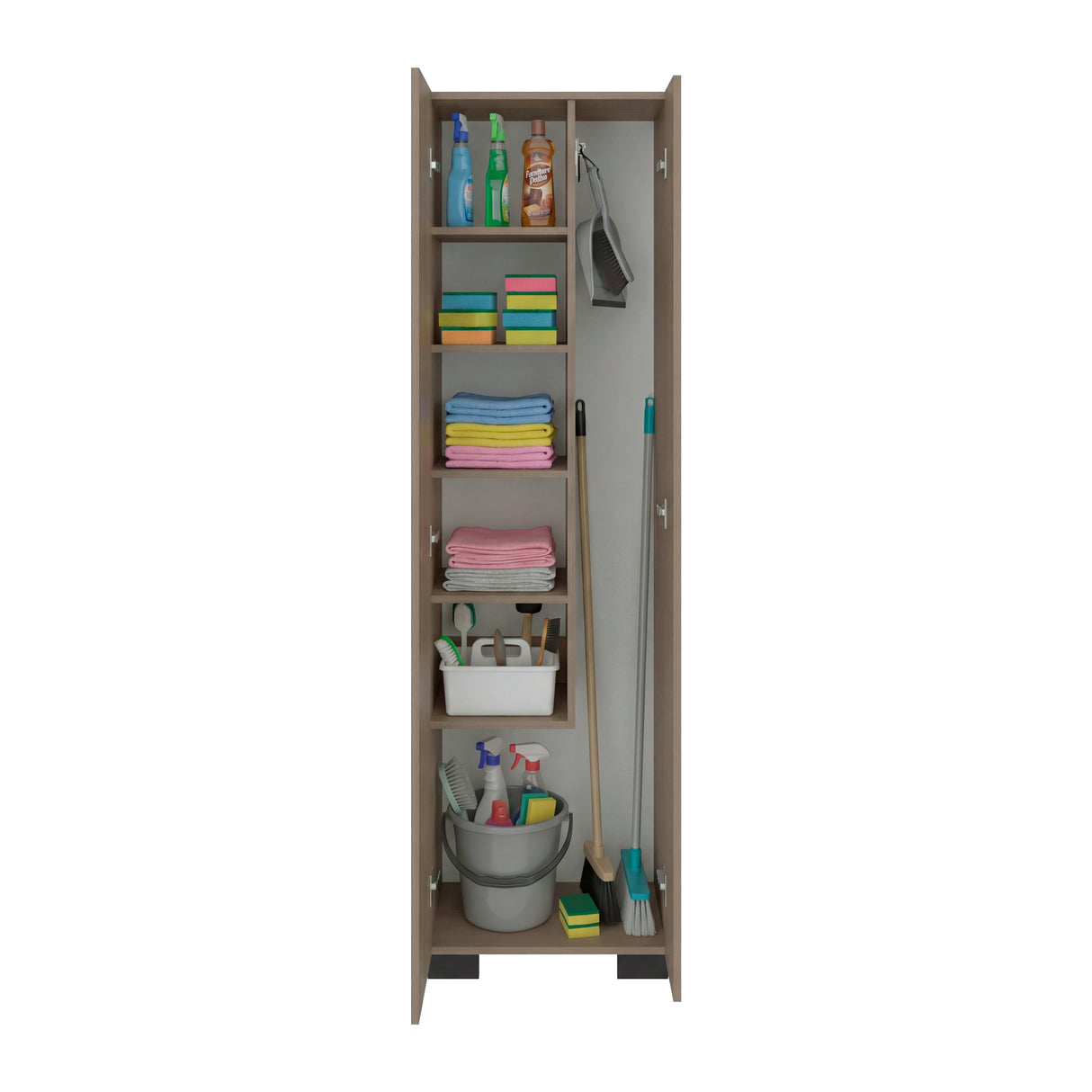Mueble de Aseo Lake Cannolo 51.2x181.2cm para Organizar con Dos Puertas