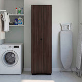Mueble de Aseo Lake Nogal 51.2x181.2cm para Organizar con Dos Puertas