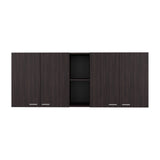 Gabinete de Cocina Portofino Nogal 150x60cm con Cuatro Puertas y con Dos Entrepaños