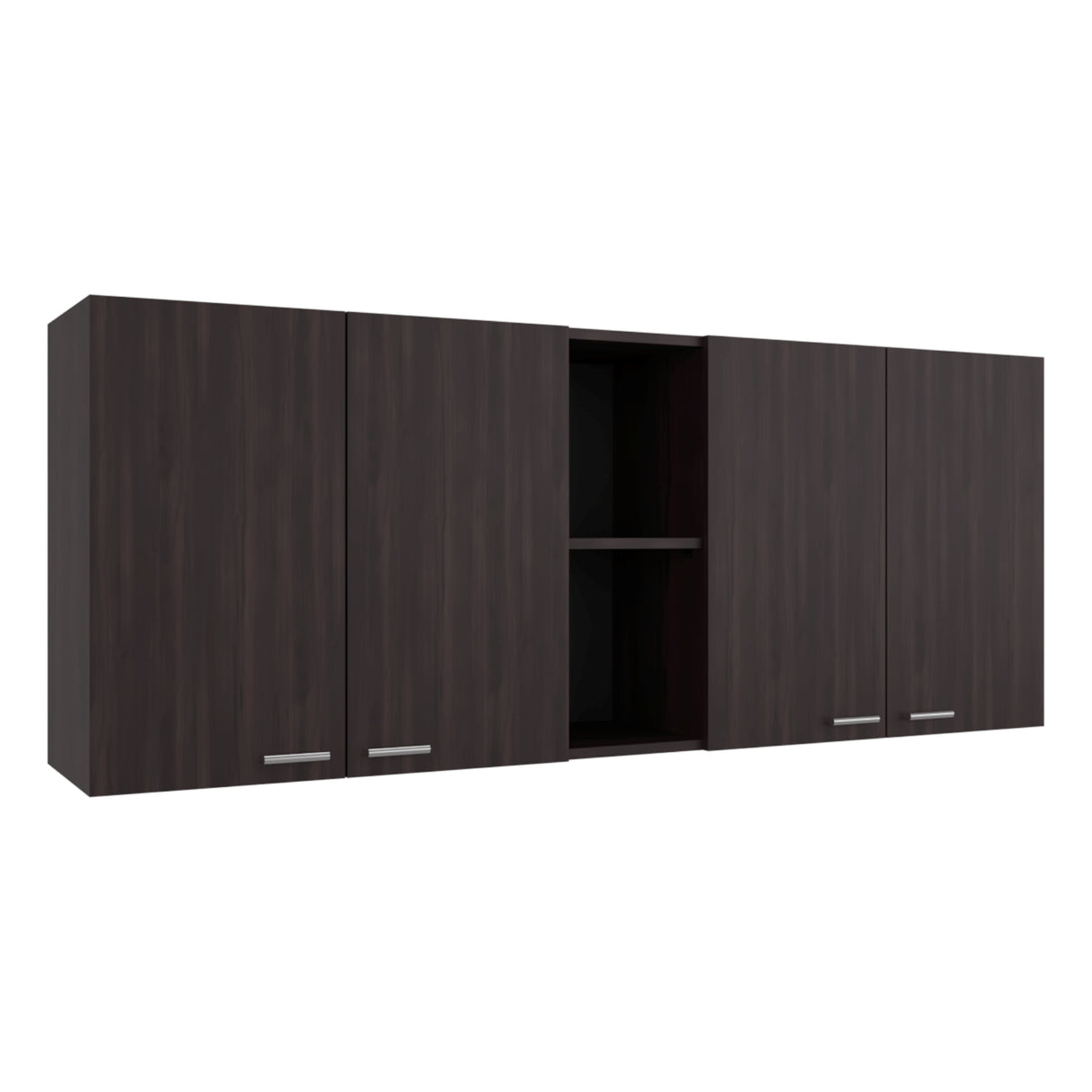 Gabinete de Cocina Portofino Nogal 150x60cm con Cuatro Puertas y con Dos Entrepaños