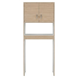 Ahorrador de Espacio para Baño Siena Cartagena y Blanco 63.1x160cm con Un Entrepaño