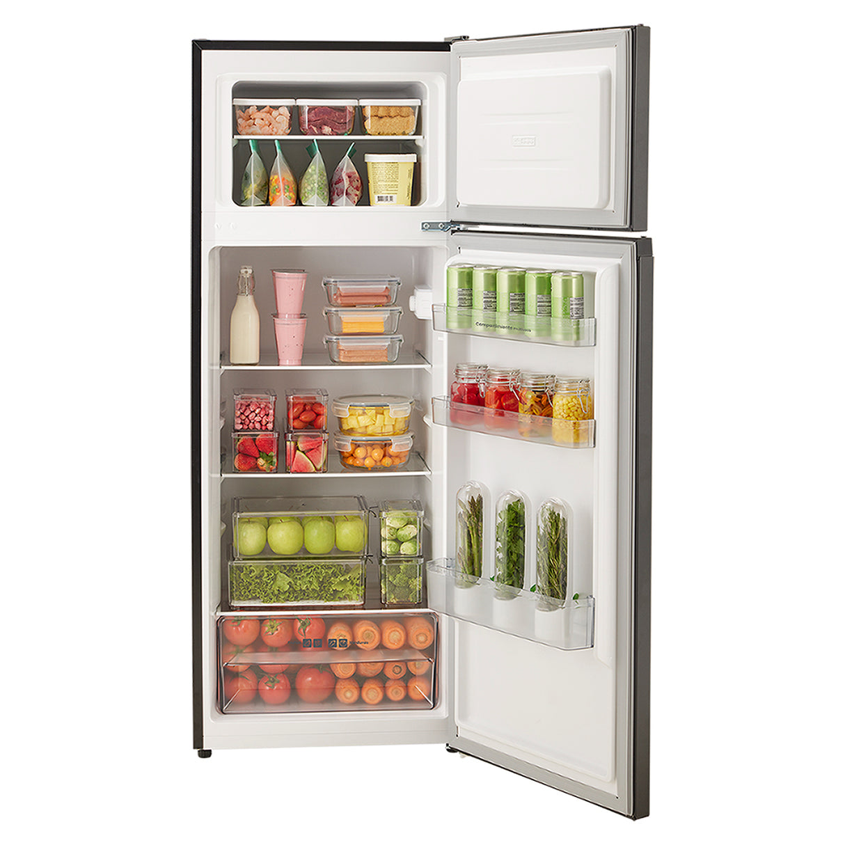 Nevera Haceb Frost Negro 55x143cm de 206 Litros