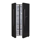 Nevecón Haceb Inverter Negro 91x177cm No Frost de 529 Litros con Dispensador de Agua y con Pantalla Digital