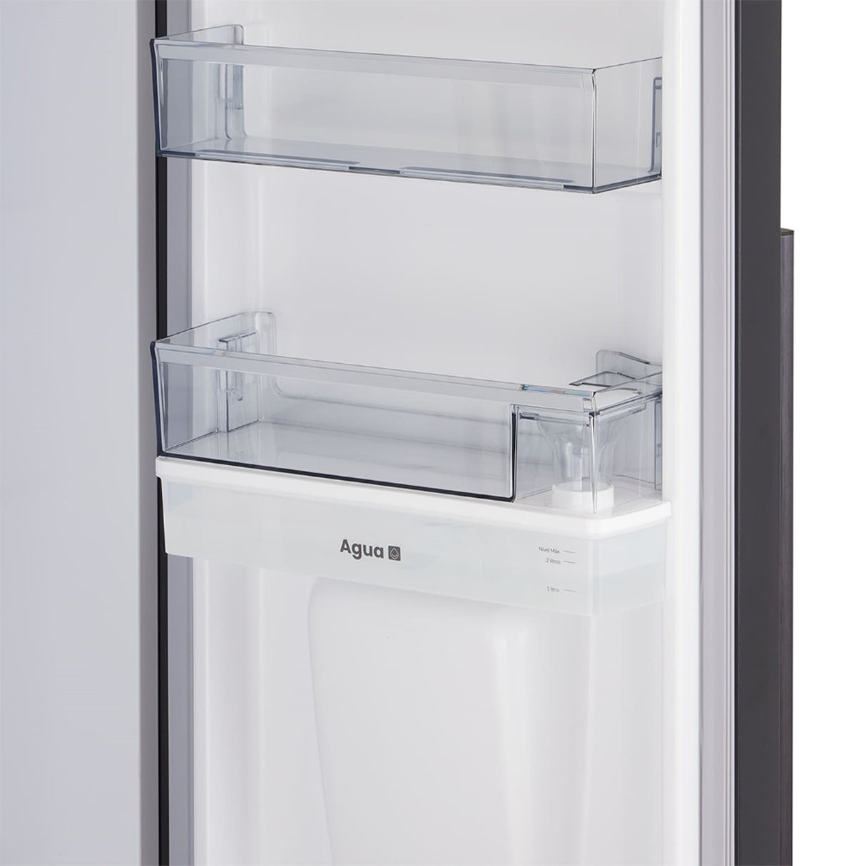 Nevecón Haceb Inverter Negro 91x177cm No Frost de 529 Litros con Dispensador de Agua y con Pantalla Digital