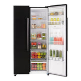 Nevecón Haceb Inverter Negro 91x177cm No Frost de 529 Litros con Dispensador de Agua y con Pantalla Digital