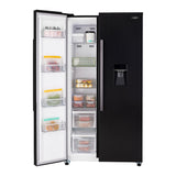 Nevecón Haceb Inverter Negro 91x177cm No Frost de 529 Litros con Dispensador de Agua y con Pantalla Digital
