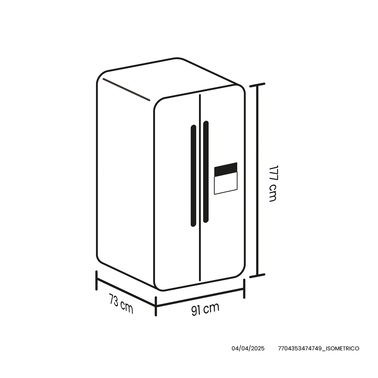 Nevecón Haceb Inverter Negro 91x177cm No Frost de 529 Litros con Dispensador de Agua y con Pantalla Digital