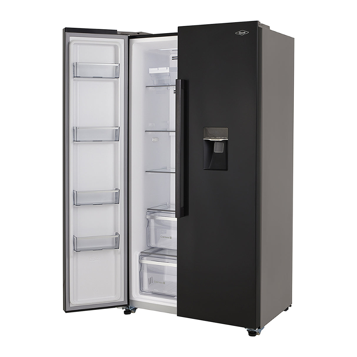 Nevecón Haceb Inverter Negro 91x177cm No Frost de 529 Litros con Dispensador de Agua y con Pantalla Digital