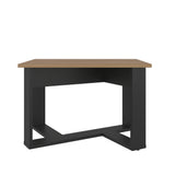 Mesa Auxiliar Pietra Fresno Europeo y Wengue 59.8x39.6cm Rectangular con Patas