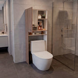 Ahorrador de Espacio para Baño Bath Avellana 63.1x160.8cm con Un Entrepaño