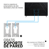 Televisor Smart Challenger Roku Negro 122.5x70.9cm de 55" Pulgadas 4K con Wifi Integrado y con Bluetooth