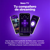 Televisor Smart Challenger Roku Negro 89.2x51.5cm de 40" Pulgadas Full HD con Wifi Integrado y con Bluetooth