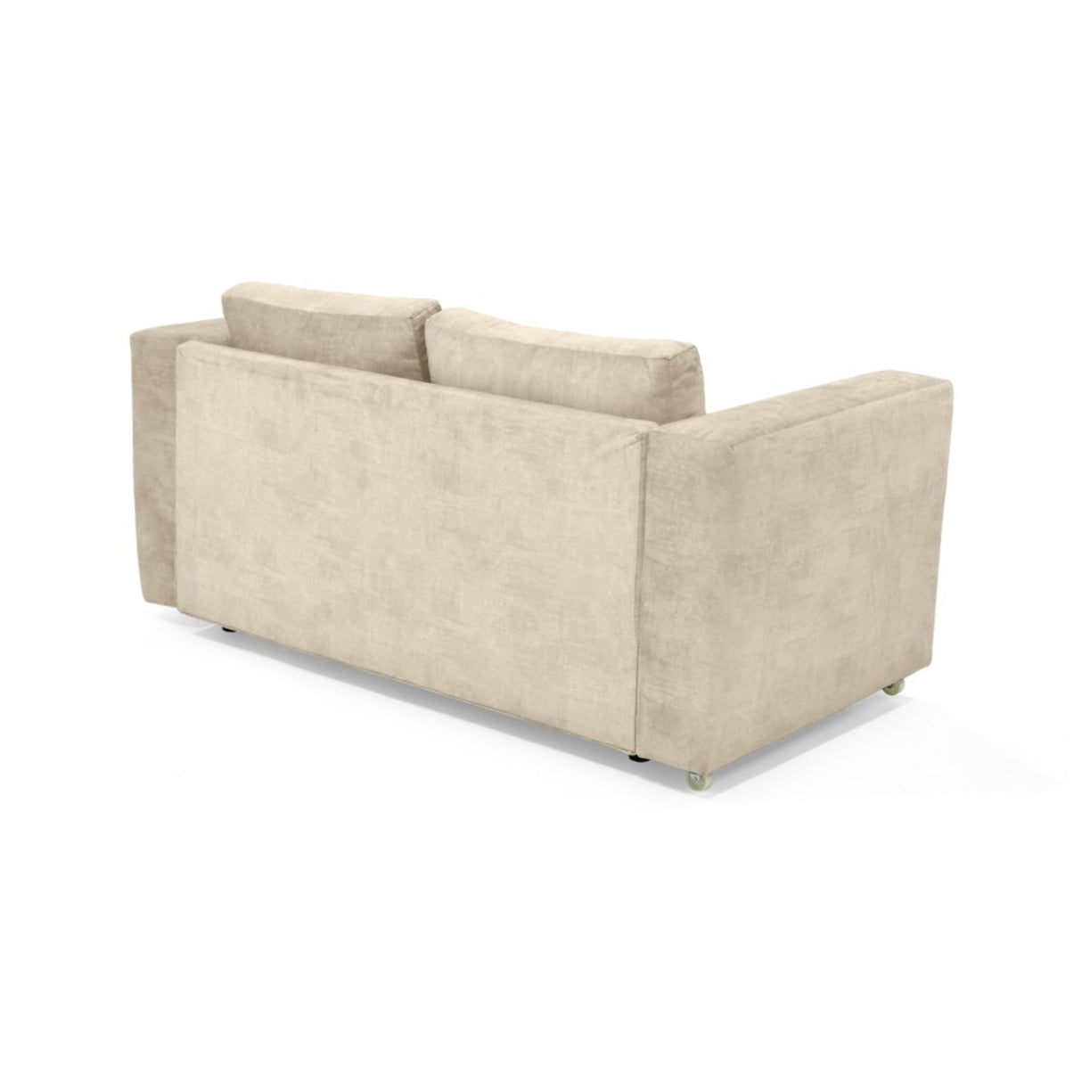 Sofá Cama Baxter Beige Sky 160x68cm de Tres Puestos con Apoya Brazos