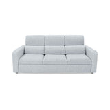 Sofá Bethel Acero Dicosta y Madera Cromo 207x95cm de Tres Puestos con Apoya Brazos