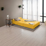 Sofá Cama Bosnia Mostaza Denver 102x78cm de Un Puesto sin Apoya Brazos