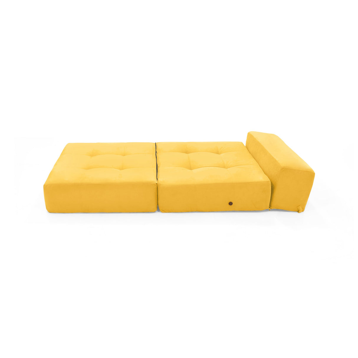 Sofá Cama Bosnia Mostaza Denver 102x78cm de Un Puesto sin Apoya Brazos
