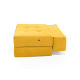 Sofá Cama Bosnia Mostaza Denver 102x78cm de Un Puesto sin Apoya Brazos