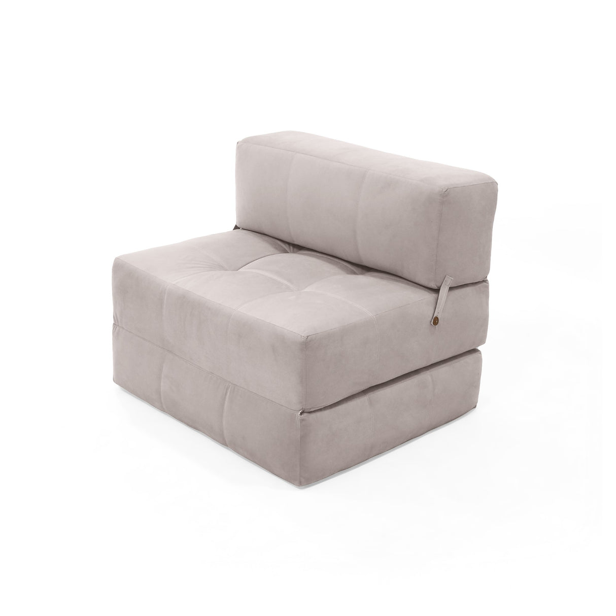 Sofá Cama Bosnia Taupe Denver 102x78cm de Un Puesto sin Apoya Brazos