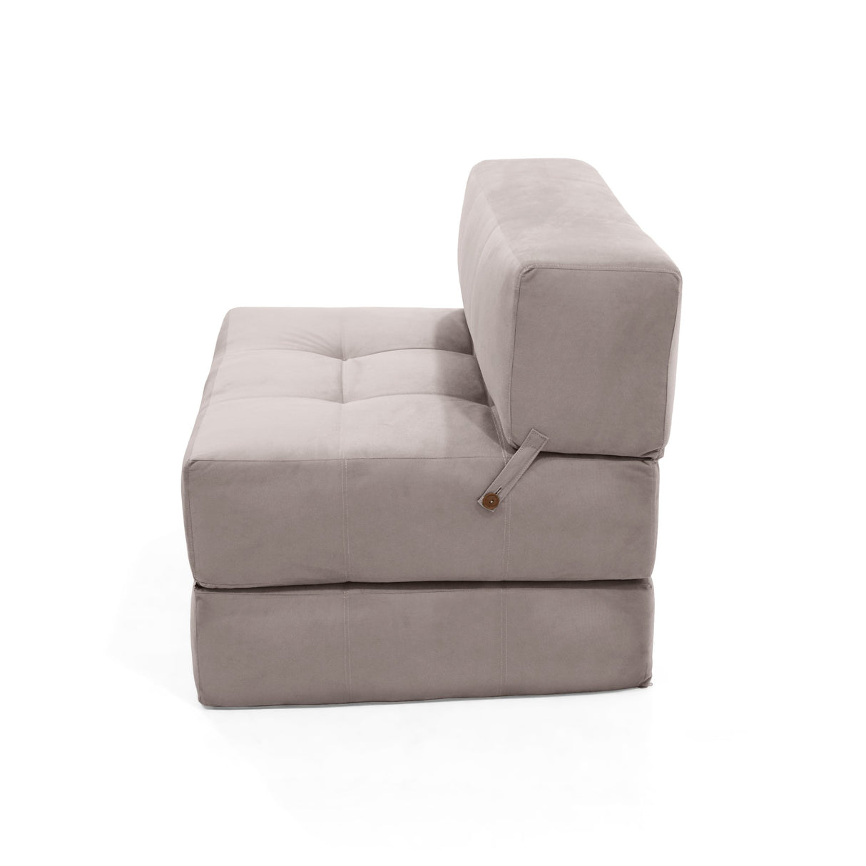 Sofá Cama Bosnia Taupe Denver 102x78cm de Un Puesto sin Apoya Brazos