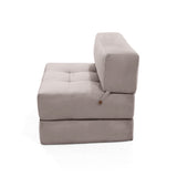 Sofá Cama Bosnia Taupe Denver 102x78cm de Un Puesto sin Apoya Brazos