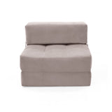 Sofá Cama Bosnia Taupe Denver 102x78cm de Un Puesto sin Apoya Brazos