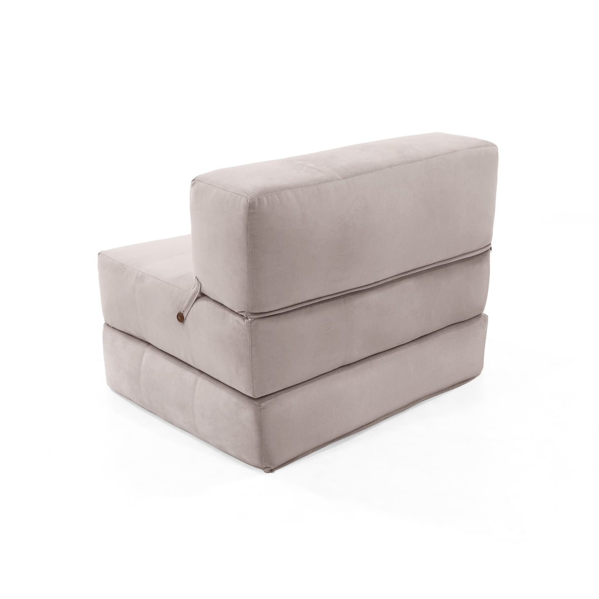 Sofá Cama Bosnia Taupe Denver 102x78cm de Un Puesto sin Apoya Brazos