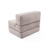 Sofá Cama Bosnia Taupe Denver 102x78cm de Un Puesto sin Apoya Brazos